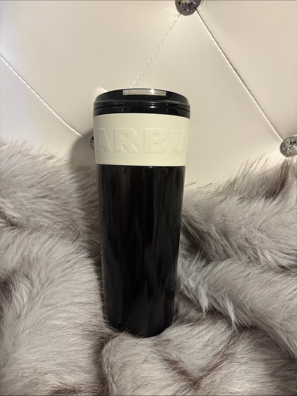 Starbucks Black and White Travel Tumbler